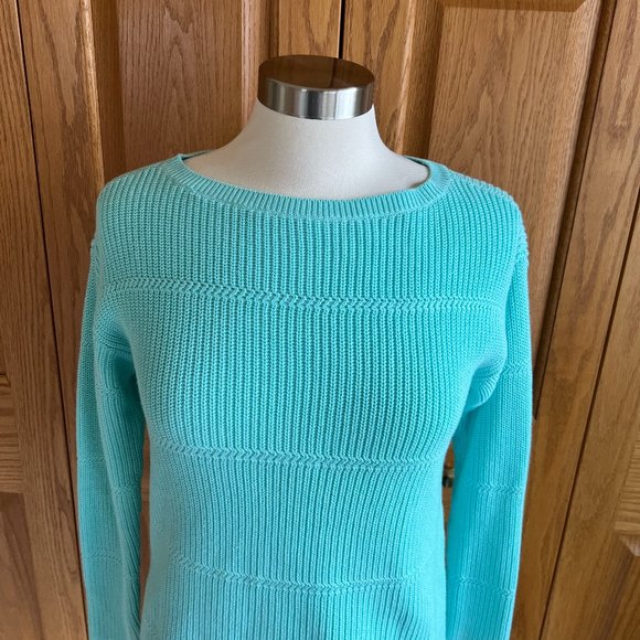 TALBOTS - Pima Cotton Bateau Neck Sweater - NEW with Tag - Picture 4 of 11